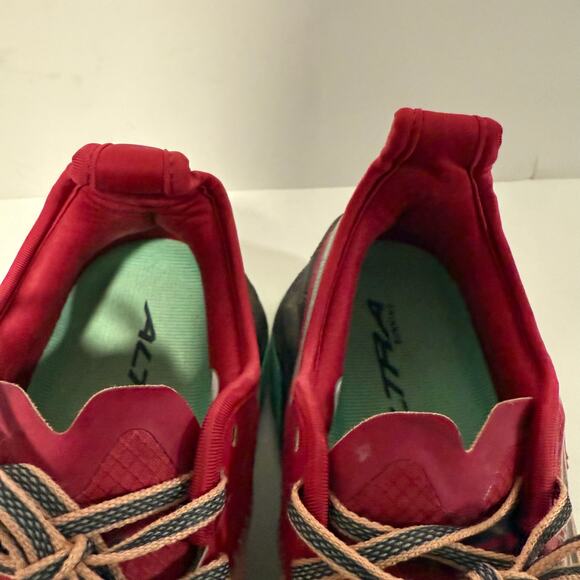 Altra Women's Olympus 5 Trail Running Shoes Sneakers Pink Green 9.5 Vibram - Picture 4 of 8